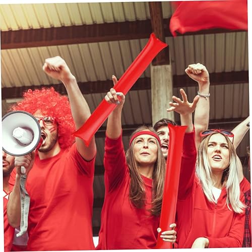 Sticks de Tonnerre applaudissant Le bâton Gonflable Thunder Stick Plastic Spirit Noise Maker pour l'événement Sportif Party Birthday Party 50pcs 60 * 10 Blanc - Nail Gallerys