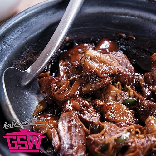 GSW Stahlwaren GmbH Marmite à économie d'énergie Noir 24 x 16 cm 6 l Aluminium 6 l - Nail Gallerys