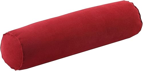 Colcolo Oreiller de traversin de cou rouleau doux creux coton confortable oreillers cylindriques confort oreiller de cou rond pour chaise lit colonne, Bleu - Nail Gallerys