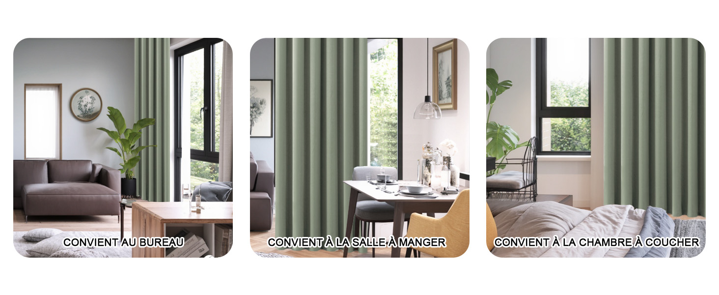 rideaux et draperies intérieurs