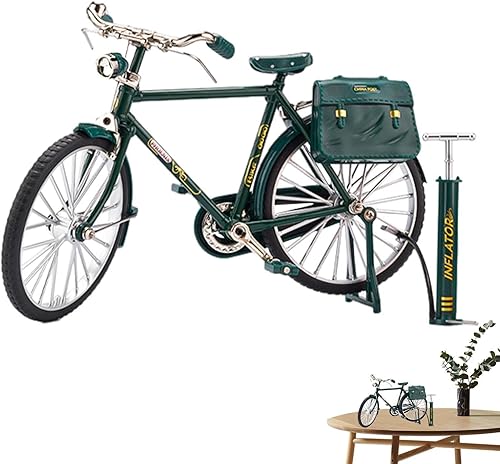 PW TOOLS Modèle Vélo À Monter Soi-même, Miniature 1:10, Jouet Classique Style Rétro, pour Décor Bibliothèque Collections - Nail Gallerys