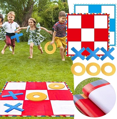 Morpion Geant, Jeu De Lancer De Morpion – Jeu De Pelouse en Tissu Oxford, Géant Et Résistant Aux Intempéries | Conception De Transport Facile, Jeu De Lancer Amusant en Plein Air - Nail Gallerys