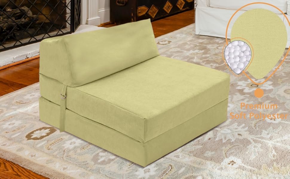 Zbed Lit d'invité futon canapé lit pliant lit simple couchage Z lits pour enfants