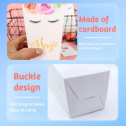 BLLREMIPSUR 12 Pièces Boîtes à Popcorn, Licorne Popcorn Conteneurs en Papier Articles de Fête Snack Box pour Enfants Filles Anniversaire Party, Cinéma, Mariages, Fête, Dîner, Pique-Nique - Nail Gallerys