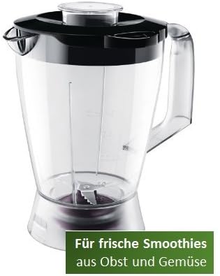 Philips HR7762/90 Robot Viva collection Bol + Blender + Hachoir + Disque à Frites Moteur 750watts Noir - Nail Gallerys