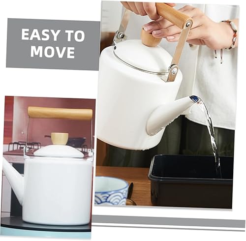 ELAYARD Bouilloire à Émail Rétro Théière de Cuisine pour Convient Aux à Induction - Nail Gallerys