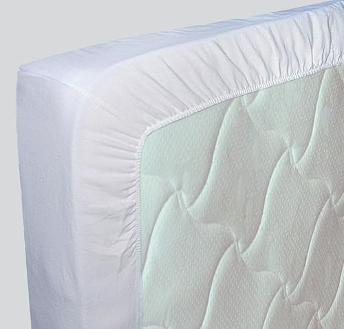 Nuit des Vosges Arnaud Protège Matelas Drap Housse Imperméable avec Bonnets Extra-Larges 40 cm Coton Blanc 190 x 140 cm - Nail Gallerys