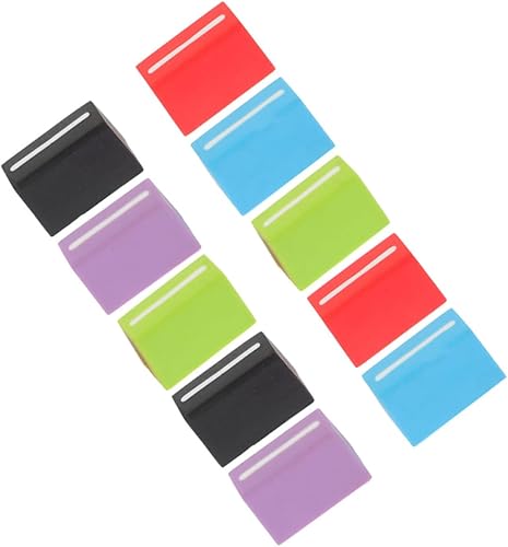 VINTORKY Lot de 10 Capuchons De Remplacement pour Boutons Coulissants De Mixage Construction en Caoutchouc Trou De 4 Mm - Nail Gallerys