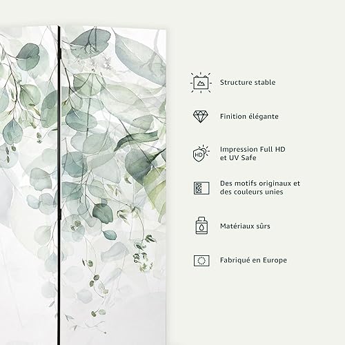 Paravent déco / Paravent réversible B&D XXL - Paravent intérieur à deux côtés 225x172 cm - Séparateur de pièce pliable - Architecture bateaux ville nuit rivière lumière venise italie c-B-0055-z-c - Nail Gallerys