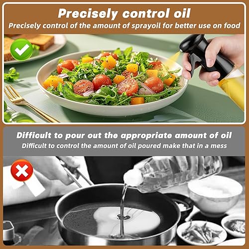 Moreau Pulvérisateur D'huile D'olive, Pulvérisateur D'huile De Cuisson 200Ml, Puissance De Jet Élevée, Pulvérisateur D'huile De Cuisson Pour Les Barbecues, Les Fours, Les Grills Et Plus Encore. - Nail Gallerys