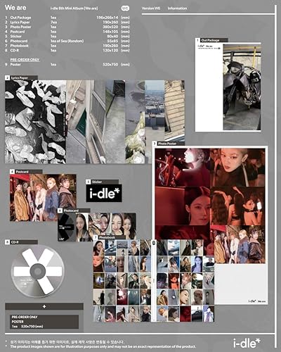 i-dle – Mini album [We are] Standard Photobook (I Ver) - Nail Gallerys