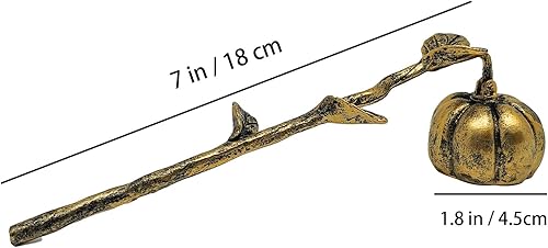 AIM & GGKK Éteignoir à bougie en forme de citrouille pour les amateurs de bougies, décoration d'automne, décoration de la maison - Nail Gallerys