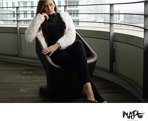 Made Design Josephine Lounge Chairs Fauteuil Lounge en Plastique Haut de Gamme pour intérieur et extérieur Bleu Clair - Nail Gallerys