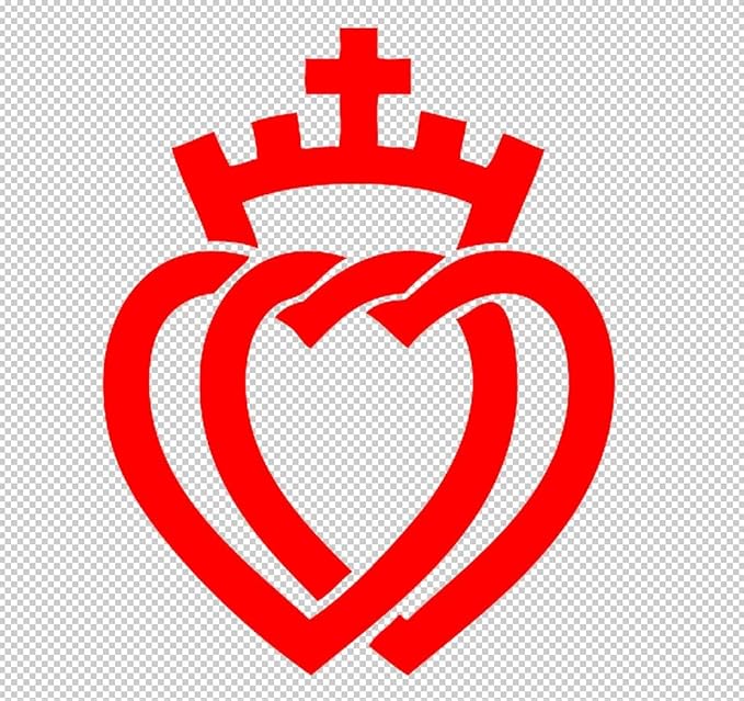 Autocollant rouge coeurs vendéens. Vendée - Nail Gallerys