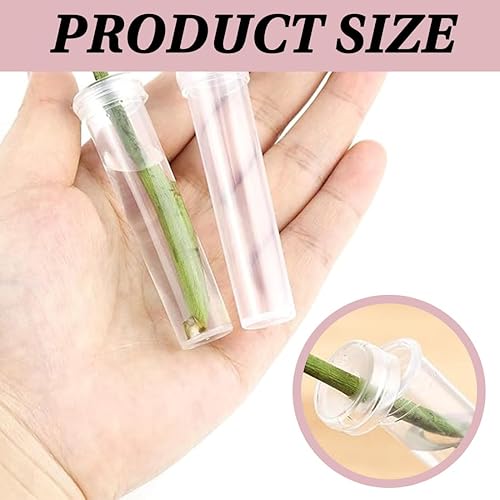 UEAVOID 18 Pièces Tubes à Fleurs Réutilisables et Durables, Tubes à Eau pour Fleurs avec Caps, Adaptés pour Magasins de Fleurs Restaurants Cafés Chambres à Coucher - Nail Gallerys