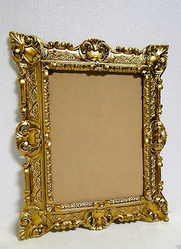 Cadre photo baroque doré 3047 - 45 x 38 cm - Rectangulaire - 30 x 24 cm - Nail Gallerys