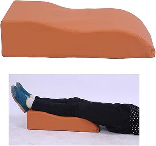 Coussin rehausseur en mousse pour jambes avec housse lavable pour soutenir les genoux et la cheville (bleu) - Nail Gallerys