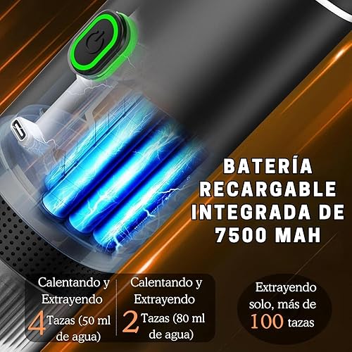 Machine à café portable 3 en 1 compatible avec Nespresso Dolce Gusto et café moulu - Mini machine à café portable multicapsules idéale pour transporter, petite machine à café portable - Nail Gallerys