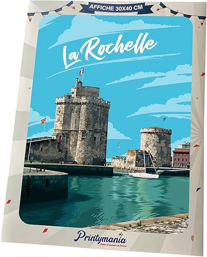 Affiche de La Rochelle (30 x 40 cm) - Nail Gallerys