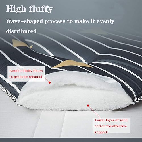 Japonais Matelas Coton Pliable Tatami Mat Antidérapant Traditionnel Futon Mat Respirant Dormir Tatami Natte Tapis De Sol Portable Matelas Dortoir étudiant,stéréo Matelas,Coussin De Lit,E,90x200cm - Nail Gallerys