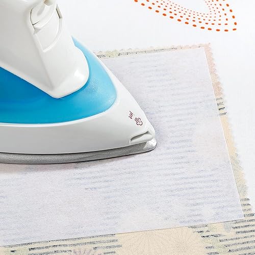 AMAZY Entoilage Thermocollant - Tissu Thermocollant pour Sac, Vêtement ou Accessoires - Stabilisateur pour Couture à la Machine à Coudre ou à la Main - Poids Léger, Thermocollant Blanc 9 m (60 g/m2) - Nail Gallerys