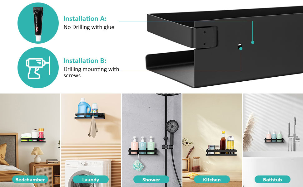 Etagère de Douche sans Perçage