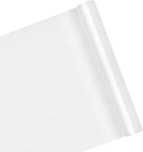 30cmx150cm Tapis Fond de Tiroir Antiderapant Non-adhésif DIY Tapis de Refrigerateur Placard Etagere Frigo EVA Plastique Protection Blanc Transparent pour Meuble Camping sous Evier Cuisine - Nail Gallerys