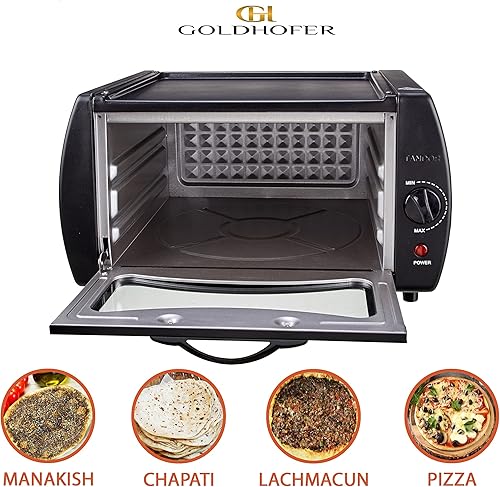 Goldhofer: Tandoor Four à pizza Chapati Roti Lahmacun Manakish Naan Machine à pain électrique Tandoori Cuisine 2100 W - Nail Gallerys