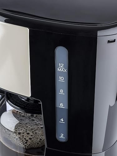 Korona 10666 Cafetière rétro | Crème | 1,5 l | Machine à café filtre | Écran LCD | Minuterie | Machine à café automatique avec filtre permanent - Nail Gallerys