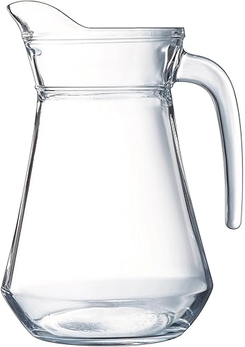 Domotti Pichet en verre avec anse Delight - 1,3 l - Transparent - Passe au lave-vaisselle - Nail Gallerys