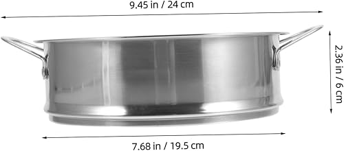 Cabilock Panier Vapeur En Acier Inoxydable Avec Poignées De 16 Cm Pour Boulettes Et Petits Pains - Nail Gallerys