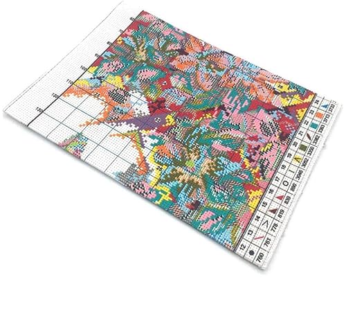 point de croix kit complet adulte,Univers Femme,dmc canevas point de croix kit complet,40×50cm,debutant broderie point de croix imprimé - Nail Gallerys