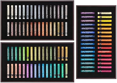 Caran d'Ache Neopastel 7400.996 Boîte en bois 96 couleurs - Nail Gallerys