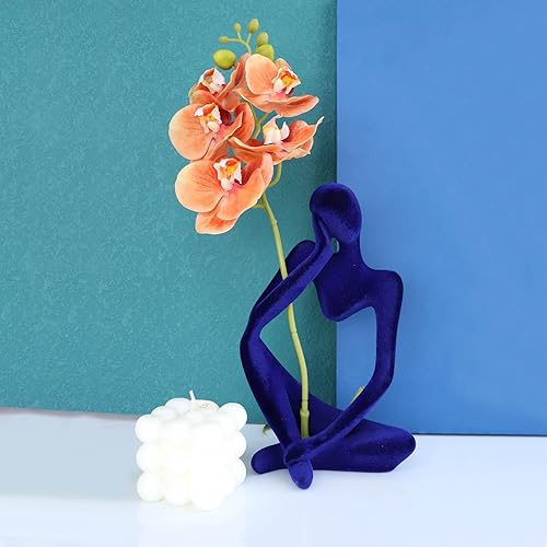 Dnoifne Sculptures de penseur de Style Abstrait, Statue de penseur en résine de grès, Cadeaux de Pendaison de crémaillère, décorations de Salon, Salle à Manger, Bureau (Droite, L) - Nail Gallerys