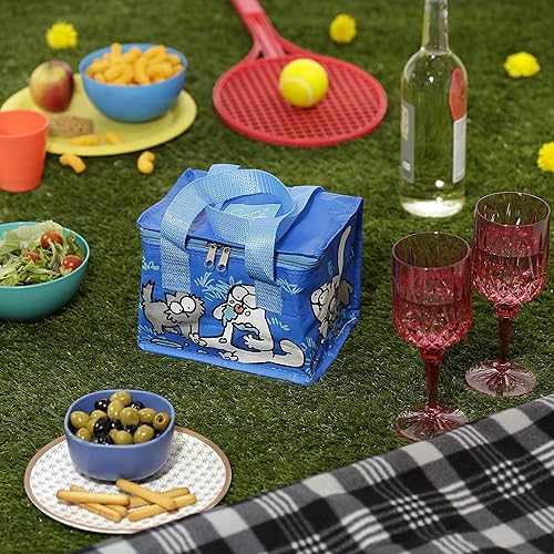 Puckator Sac Repas Isotherme Simon's Cat Bleu - Chat - Nail Gallerys