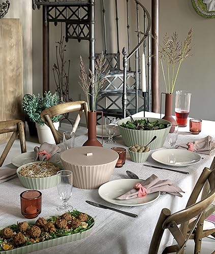 Plat cake Minerva kaki 37 x 15 cm 100 % recyclable - Nail Gallerys