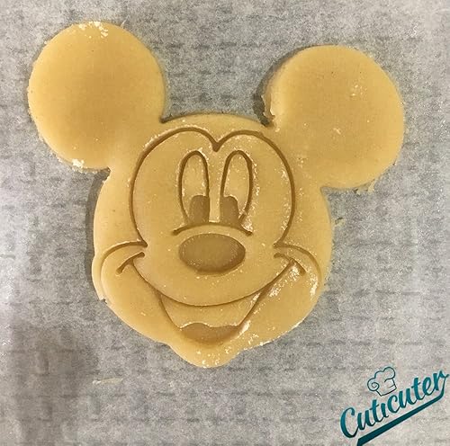 Cuticuter Mickey Mouse Emporte-pièce à biscuits, PLA, bleu - Nail Gallerys
