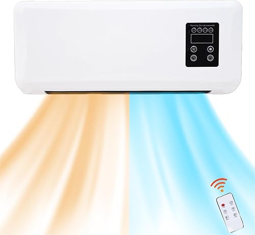 Split Max Aire Acondicionado Portatil, Climatiseur mural de refroidissement et de chauffage, Climatiseur portable sans conduit -ni Split Max avec minuterie pour la maison, le salon, le dortoir - Nail Gallerys