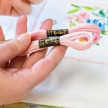 Kamaca Kit de broderie au point de croix - Nappe avec motif écureuils - Pré-dessiné en coton - Nail Gallerys