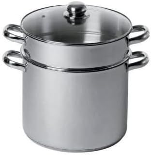 COUSCOUSSIER MARMITE 2 EN 1 BAUMALU INOX INDUCTION 26 CM 11 L - A12-4937 - Nail Gallerys