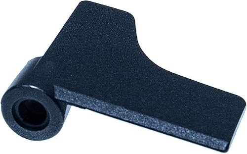 vhbw Crochet pétrisseur compatible avec Panasonic SD-ZB2512, SDZB2512KXE, SD-ZD2010KXH machine à pain - Pale, 6,7 x 5 cm, aluminium, noir - Nail Gallerys