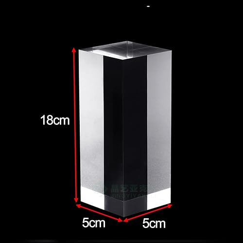 DUBTEDHOU Bloc d'affichage carré en Acrylique, Présentoir de Cubes carrés en Acrylique Transparent, Plusieurs Tailles, Lot de 1(30cm) - Nail Gallerys