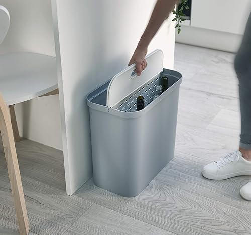 Joseph Joseph 30111 Poubelle de Recyclage 32 litres GoRecycle, Bleu, 32 L - Nail Gallerys