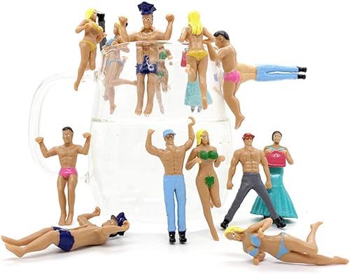 Gadpiparty 8Pcs Marque Verre, Charmes De Verre à Vin, Figurines De Paysage Pour Tasses, DéCoration De Cup, Jouets Kawaii En Pvc, Style AléAtoire, 1 Pouce, Assorted Color - Nail Gallerys