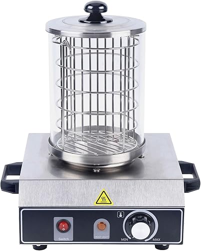 Wulimasun Machine a Hot Dog,350W Chauffe-Saucisse électrique Hot Dog Steamer Professionnel Chauffe Saucisse Contrôle Appareil a Hot Dogtempérature,Convient au Stockage Hot Dogs Argent - Nail Gallerys