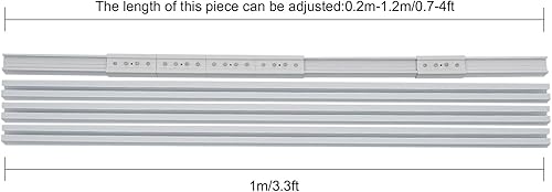 Rail de rideau motorisé électrique avec télécommande, WiFi, langue, fonction minuterie, couverture intelligente - Nail Gallerys