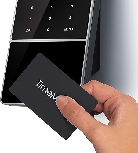 TimeMoto TM-838 - Système de pointage avec reconnaissance faciale et lecteur RFID jusqu'à 2000 utilisateurs - y compris logiciel de gestion des employés - Nail Gallerys