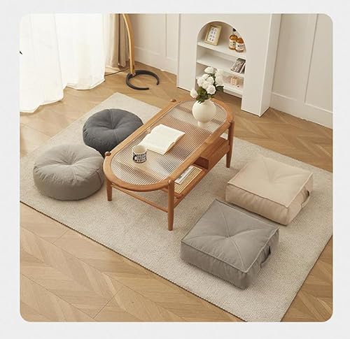 Coussin rehausseur extra épais de 15 cm 100 % coton - Pour fauteuil, bureau, voiture, fauteuil roulant et personnes âgées - Confort post-opératoire - Beige carré - 60 x 60 cm - Nail Gallerys