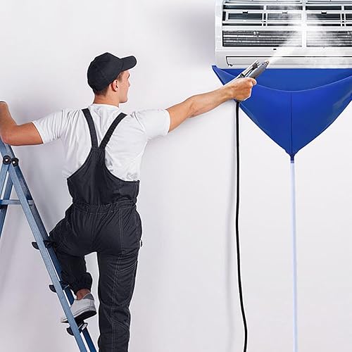 Kit De Nettoyage pour Climatisation Split Mural Couverture Nettoyage Climatiseur Sac De Lavage pour Climatiseur avec Tuyau Protection Contre La Poussière,Sac De Nettoyage Imperméable - Nail Gallerys
