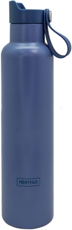 NERTHUS FIH 1334 Bouteille Sport CLICK & DRINK! à Double Paroi de 500 ml avec Bouchon à Clic, Hydratation et Style dans un Design Premium Marguerites - Nail Gallerys